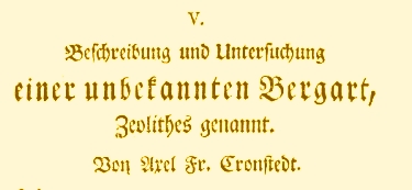 Cronstedt